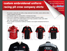 Tablet Screenshot of custom-uniforms.megathailand.com